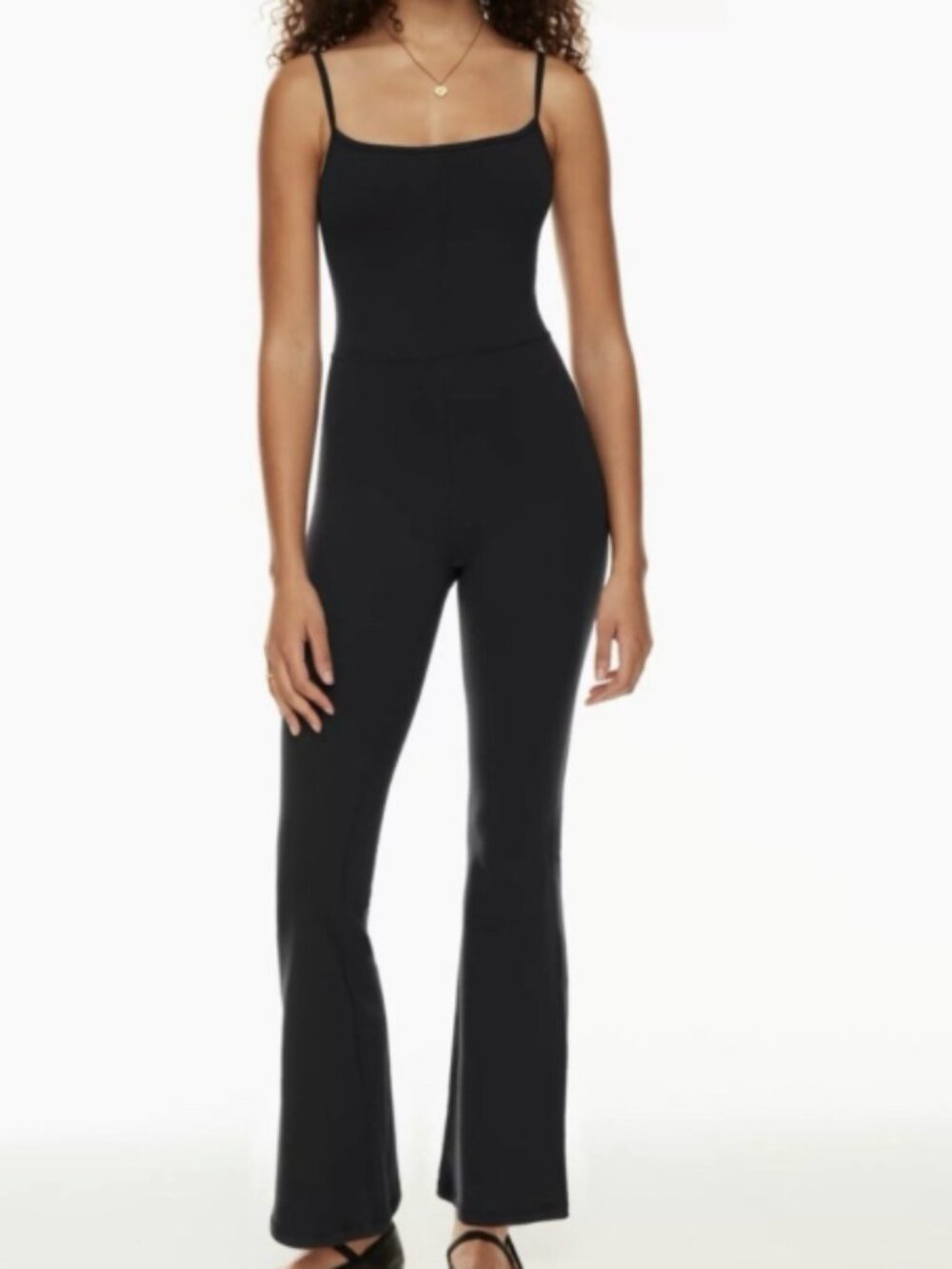 Wilfred Black Kick Flare Jumpsuit